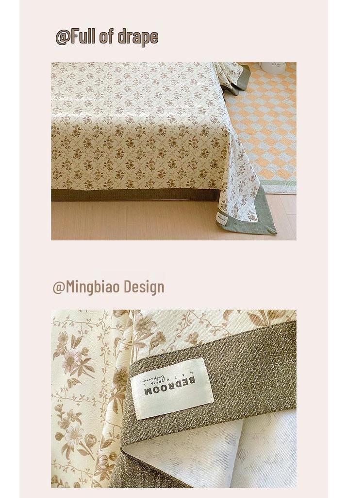 A-Class 100% Cotton Coarse Cloth Soft Bed Sheet for All Seasons
