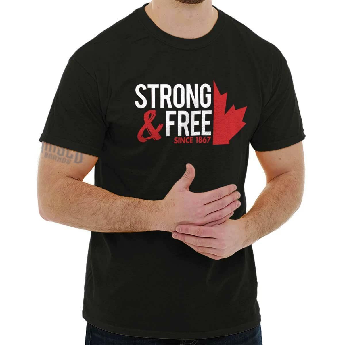 Canada Strong And Free Since 1867 Canadian Pride Souvenir Classic T Shirt Tee S