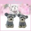 Adorable 26cm Soft Plush Schnauzer Dog Toy Cuddly Doll For Kids Perfect Gift