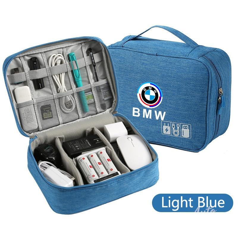 Car Separate Storage Bag Business Trip Multi-function Storage Travel Bag For BMW 50th Anniversary 3 5 Series E83 F16 E70 Sticker