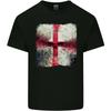 Dissolving England Flag St Georges Skull Unisexs Light Cotton Tshirt