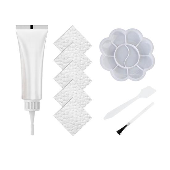 1 Set Faux Leather Repair Kit with Coloring Gel Accessories Professional Car Seat Sofa Jacket Handbag Shoes Faux Leather Scratch Repair Refurbishment