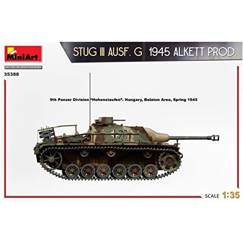 Miniart 1/35 scale German Sturmgesch?tz III Ausf. G, 1945, Alkett Plastic Model Kit MA35388