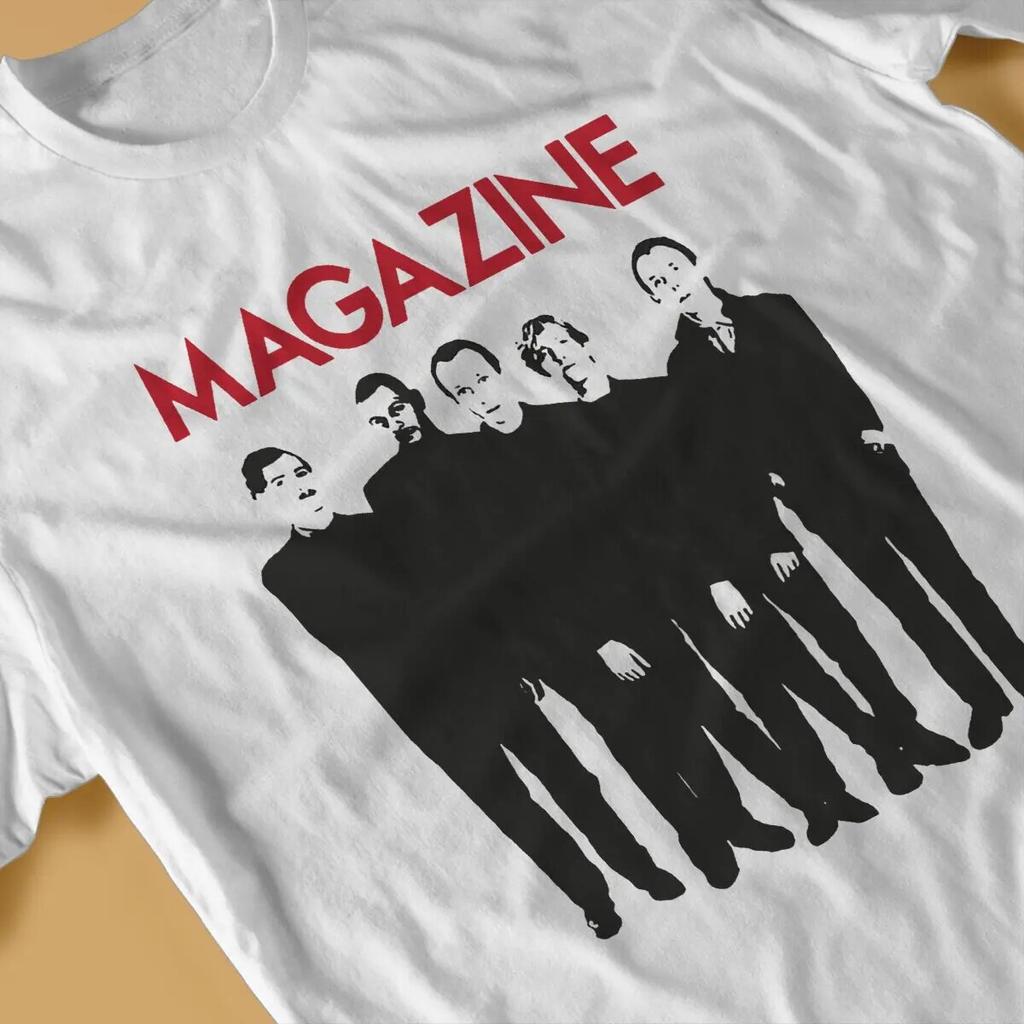 Magazine Band T Shirt Unisex Pure Cotton Funny T-Shirts Crew Neck Magazine Tees Short Sleeve Clothing 4XL 5XL