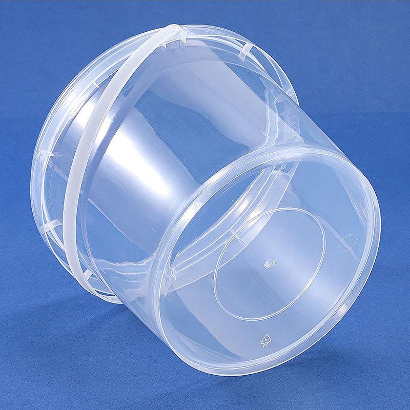 3L Transparent Food-Grade Plastic Round Bucket for Lobster, Ice Powder, Milk Tea, or Fruit Tea Storage 3L/100 sets прозрачный