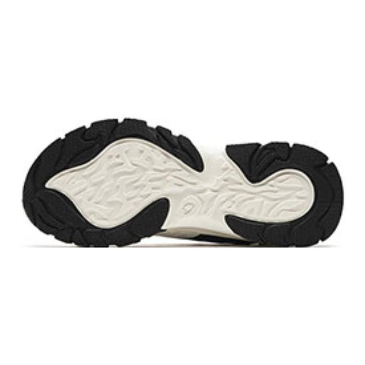 Anta Hot OG 2 Cushioning, Wear Resistant Low Top Chunky Sneakers Men's Black White 912348803-1