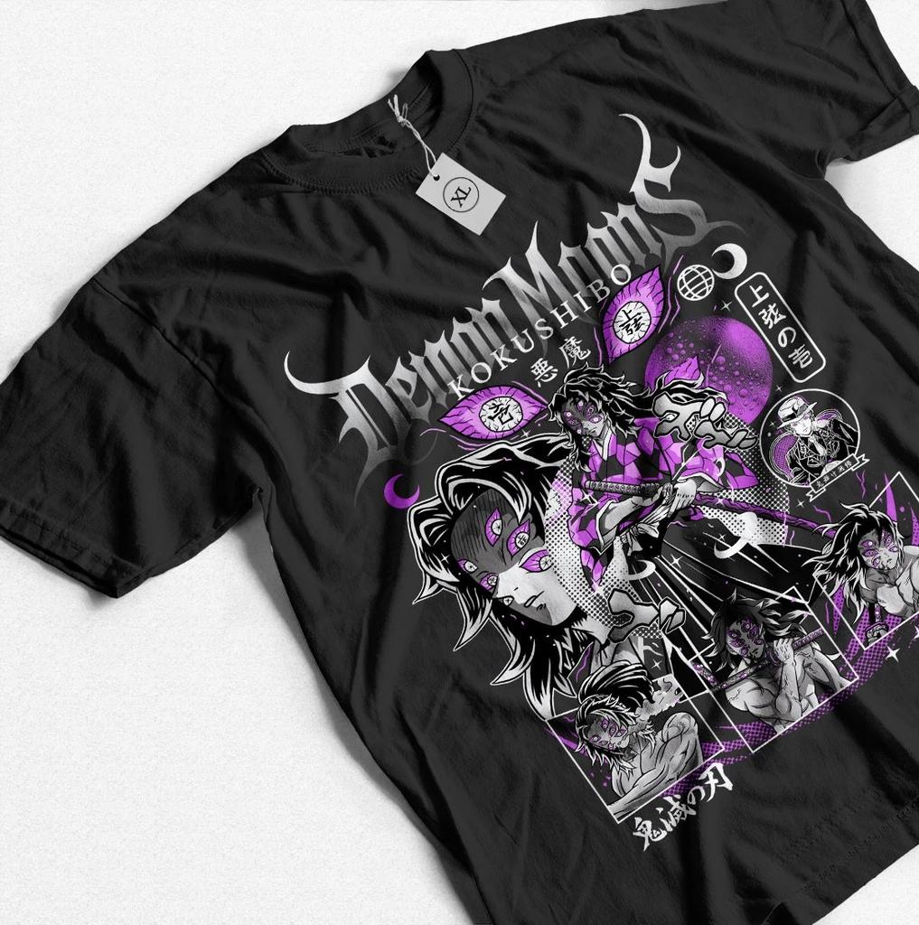 Kokushibo T -Shirt Demon Slayer Manga Kimetsu No Yaiba Best Anime Gift Shirt