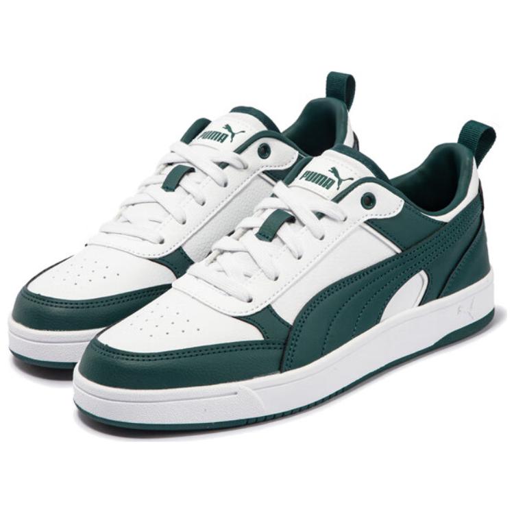New PUMA DRIBBLE Anti Slip Wear Resistant Low Top Casual Shoes Unisex Green White 400326-07