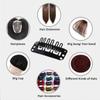 U Shape Metal With Rubber Hair Snap Clips Hair Extension Clips Weave Toupee Clips Wig Clips