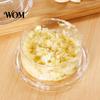 Rotating Garlic Grinder Mincer Tool, Multi-Purpose Manual Press, Bite-Teeth Crushing Ginger Crusher Structure Masher, Transparent Easy to Clean Herbs