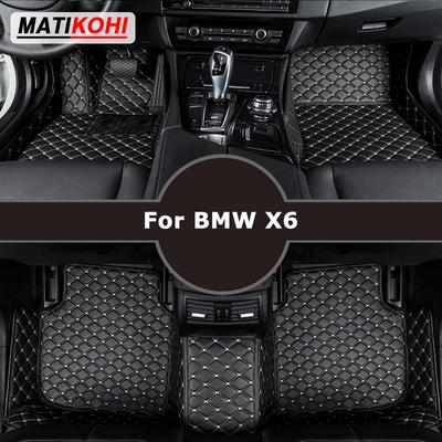 MATIKOHI Custom Car Floor Mats For X6 E71 E72 F16 F86 G06 G96 Auto Carpets Foot Coche Accessorie