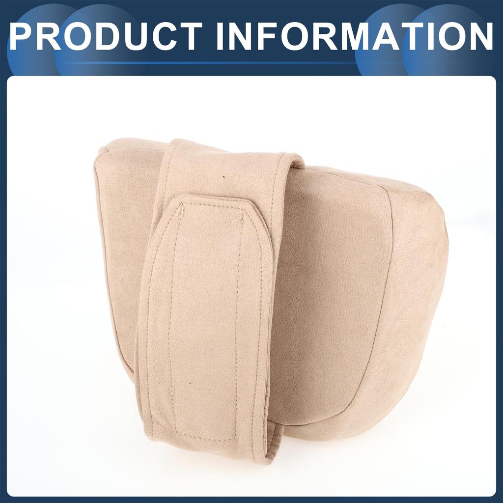INFINAUTO Car Neck Lower Back Pain Relief Seat Cervical Support Car Breathable Suede and Memory 1 Convenient for Long Car Neck Gaming Office Home Use