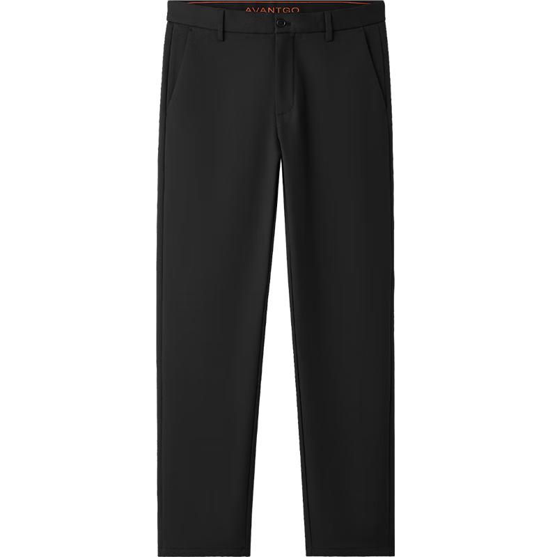 HLA Men's Winter Warm Straight-Leg Casual Pants