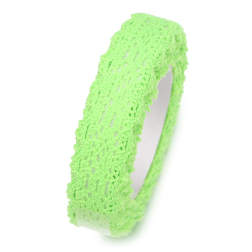 2Yards/pc Scrapbooking DIY Craft Self-adhesive Lace Tapes Sticker Cloth Tape Trimming Ribbon Lace Fabric Trim