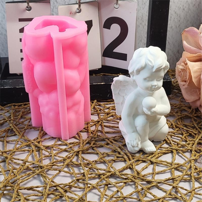 Kneeling Boy Molds Casting Molds Kids Silicone Mould Ornament Molds Plasters Molds Castings Molds Epoxy Resin Molds