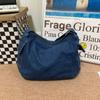 Denimveske Ensfarget Dame Skulderveske Crossbody-veske