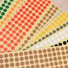 School Supplies Stationery Circle Dot Labels Round Stickers Circle stickers Color Coding Labels