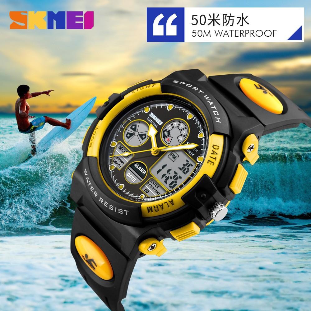 Moment Beauty Multifunktionale Mode Sportstil Studenten Elektronische Uhr Herren- Und Kinder-Trend Leuchtende Uhr