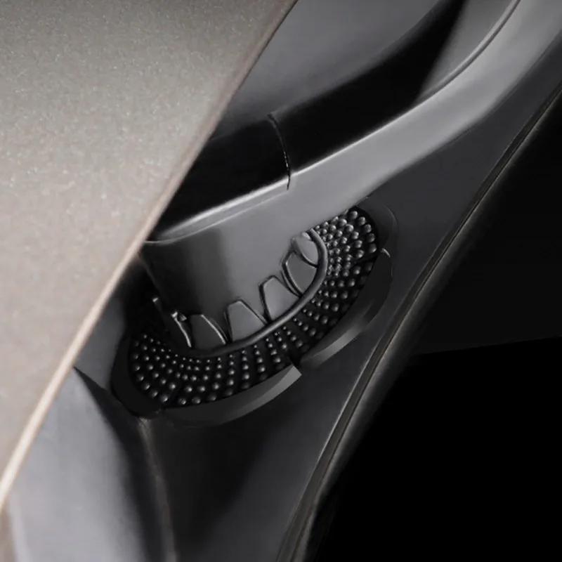 2PCS Black Car Windshield Wiper Hole Protective Cover Wiper Dustproof Protection Bottom Sleeve Leaves Debris Prevention Cover