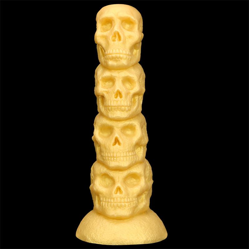 Skull Oversized Silicone Anal Plugs Dildos Alien Anal Plugs Alternative Anal Dilators Huge Masturbators