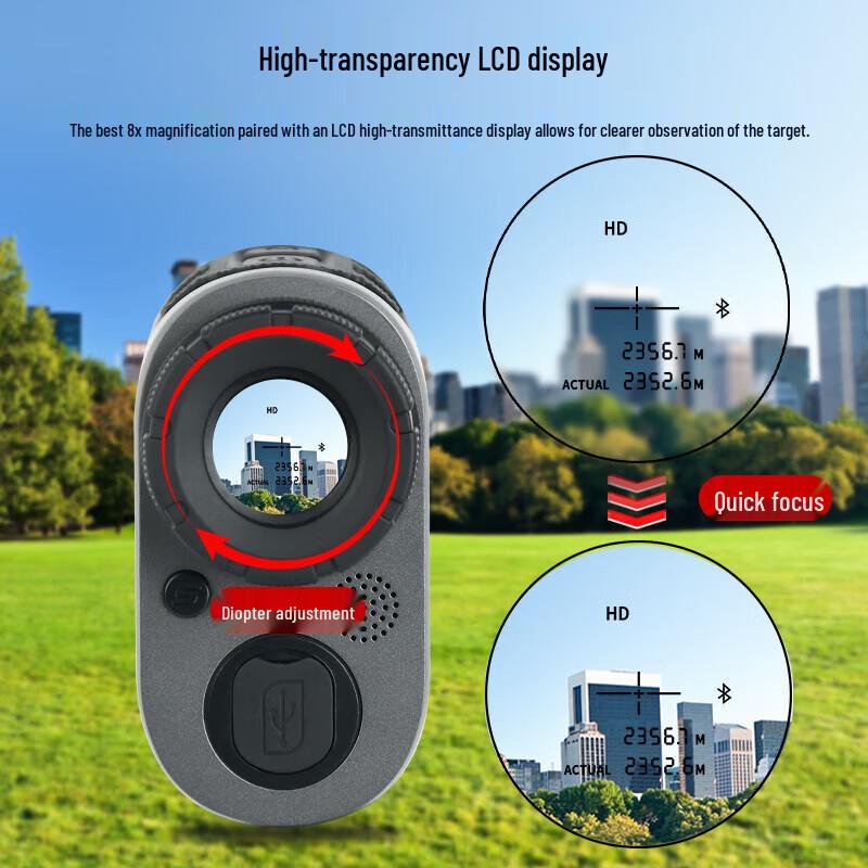 HMaI M200PRO Multi-functional Outdoor Laser Rangefinder