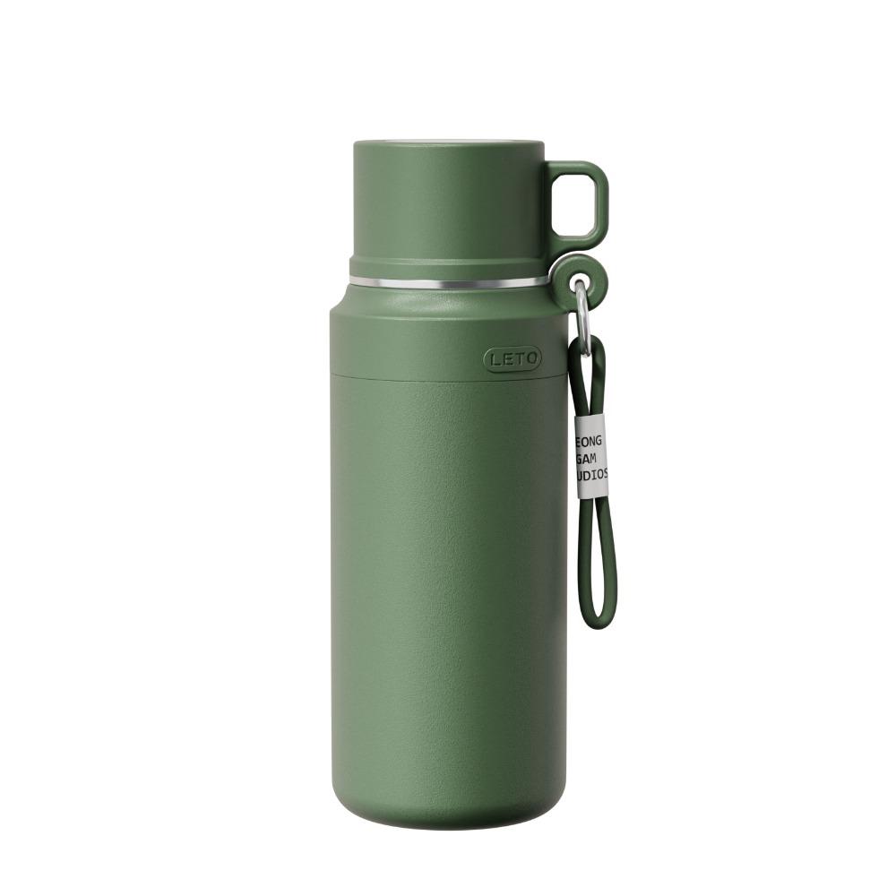 Double Wall Portable Water Cups 800ml Insulated Drinking Cup Reusable Vacuum Flasks  Office Use