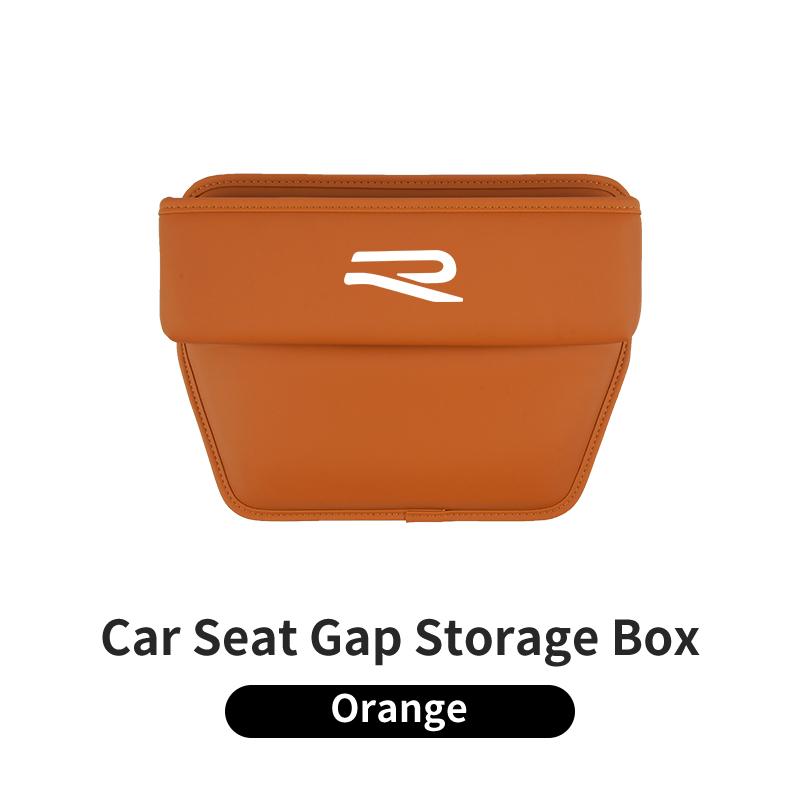 Car Trapezoidal Seat Gap Organizer HH645 PU Leather Storage Box Auto Accessories For VW R Scirocco Jetta Beetle Golf GTI Polo Tiguan