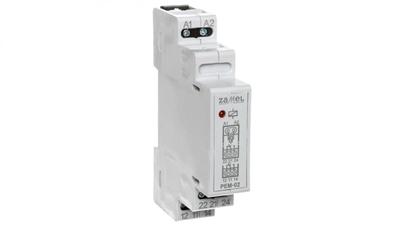 Relais électromagnétique 24V AC/DC 2x8A PEM-02/024 EXT10000096