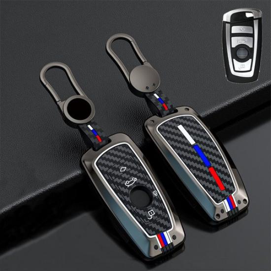 Zinc Alloy Silicone Car Key Fob Case Cover For BMW 1 3 5 F10 F20 F30 X3 X4 X5 X6