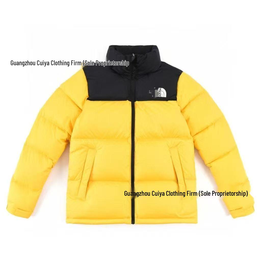 

Beijia 1996 US-Style Thick Men s Winter Cotton Jacket with Stand Collar, Loose Fit Unisex Coat M жовтий