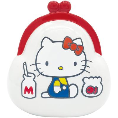 Sanrio Hello Kitty Coin Bank, Purse-Style, Approx. 11 X 6 Cm, White, Stationery, Hello Kitty Goods, SAN4563-1