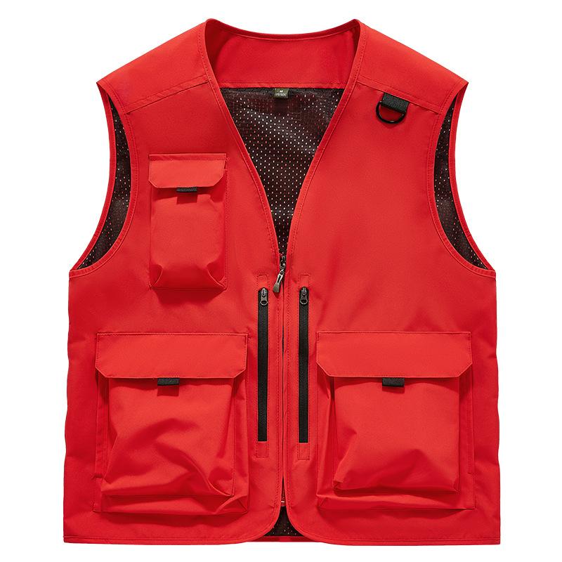 Tooling Vest Men's Spring and Autumn Fishing Multi-pocket Director of Photography Vest Men's Jacket Vest