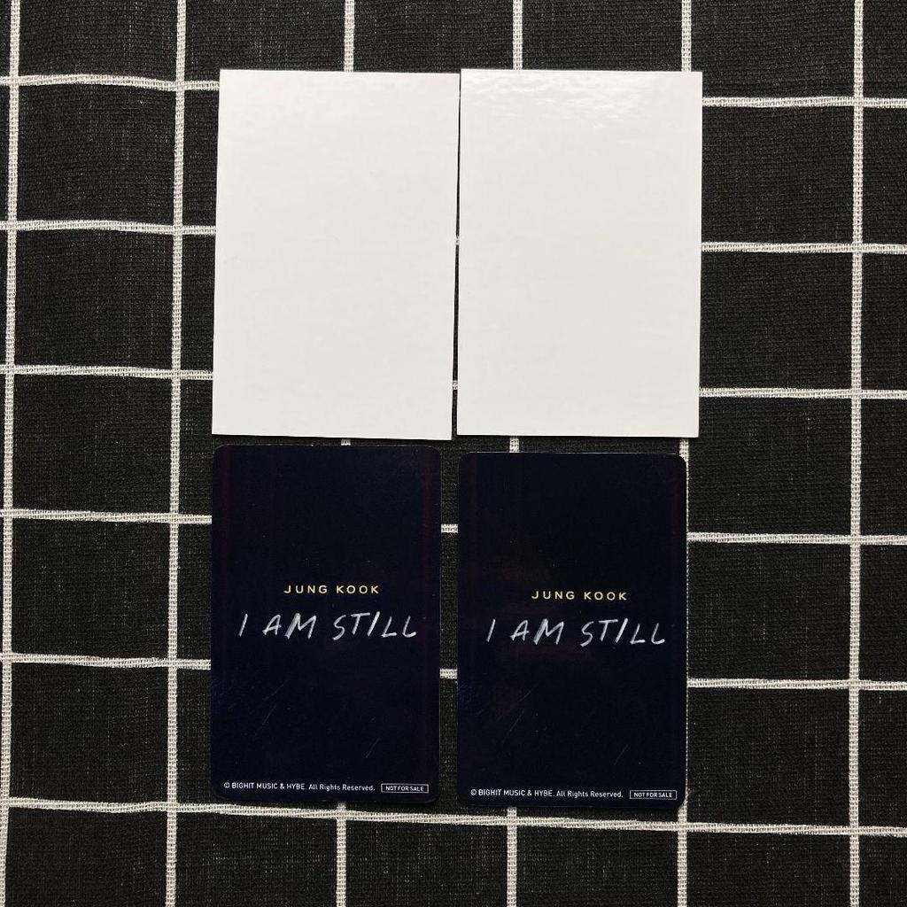 [USED] BTS I AM STILL Movie Admission Bonus: Jungkook 4th Series Trading Cards (2 Cards)