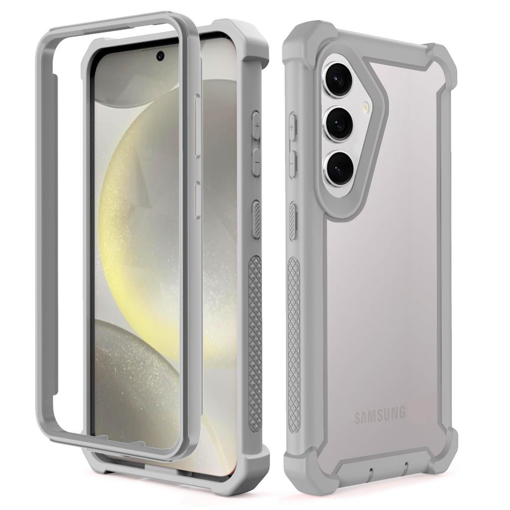 Custodia per Telefono Lussuosa Trasparente Antiurto Resistente per Samsung Galaxy S25 S24 S23 S22 S21 Ultra Plus S24FE S23FE Copertura a Doppio Strato