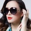 Sunglasses, Four-Leaf Clover Premium Sense Big Frame Ins Model Tide Shade