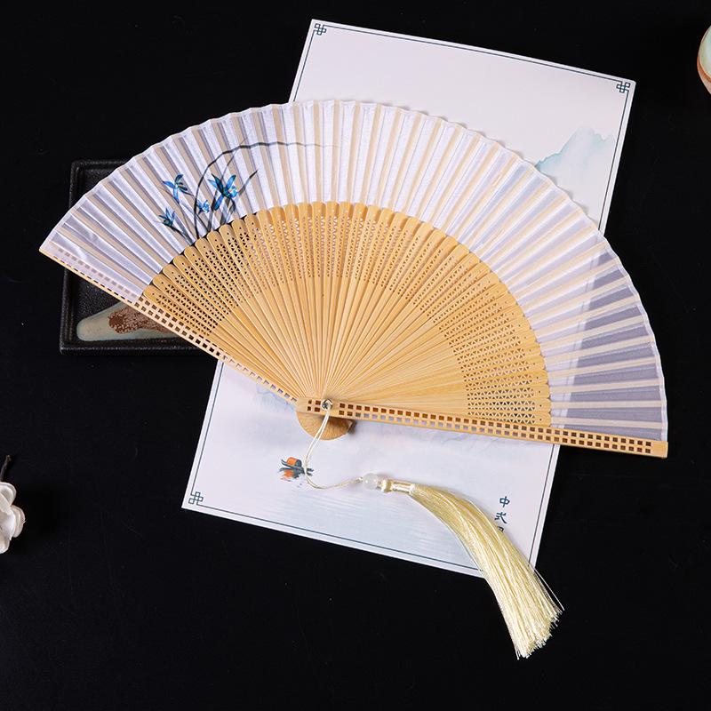 Gradient Cheongsam Style Hanfu Dance Folding Fan