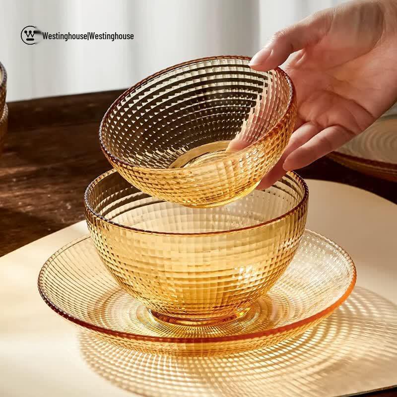 Westinghouse Polka Dot Glass Tableware 6-Piece Set