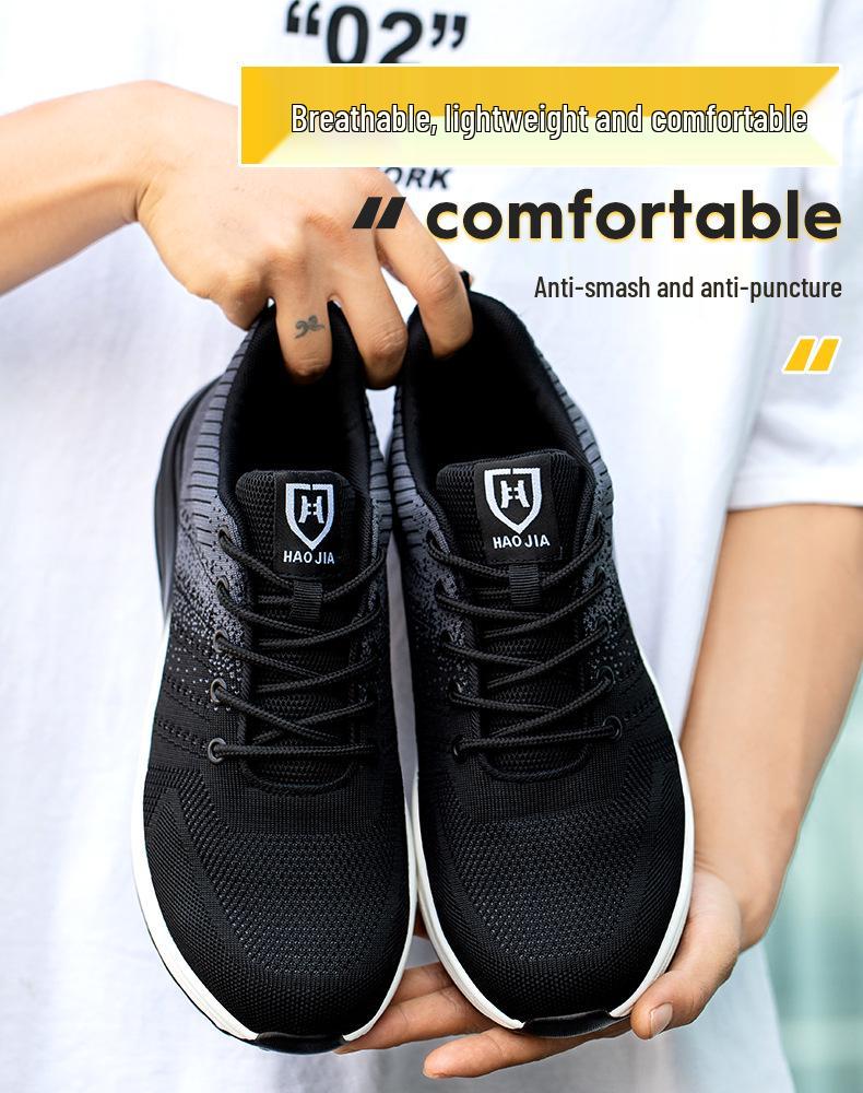 Zapatos de Seguridad Ligeros para Mujer, Antiaplastastamiento, Resistentes a Perforaciones - Transpirables, Suaves, Antiolor, Resistentes al Desgaste.