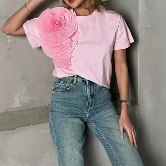 Korsaj 3D Çiçek Aplike Çok Katmanlı Pileli Kazak Elbise Bluz Dekor DIY Dikiş Yama Giyim Aksesuarları Düğün Parti Giysileri Süsleme