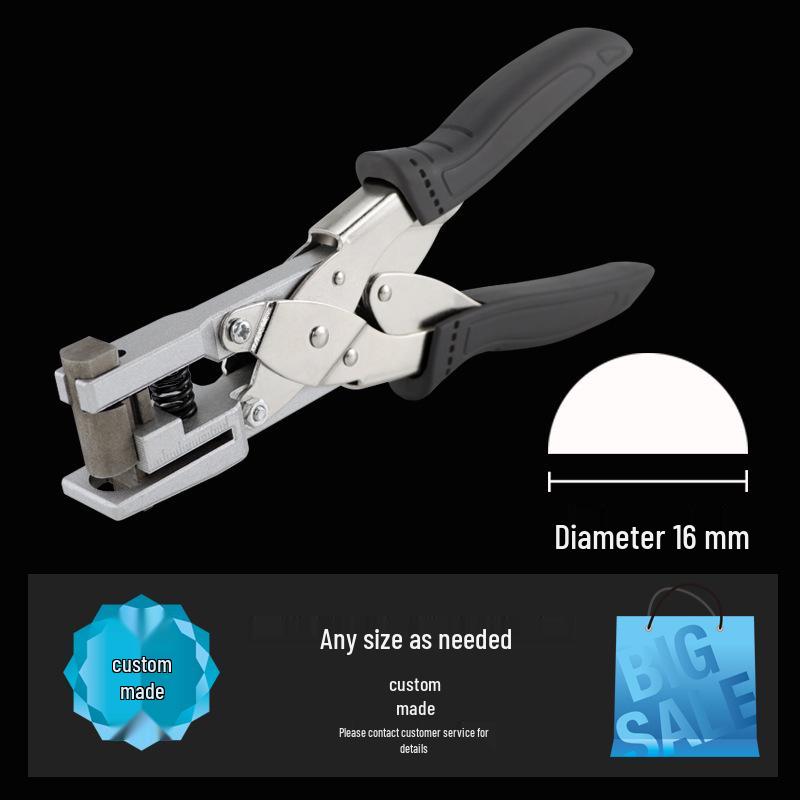 East Tour Half-Circle PVC Card Punch Pliers Tool