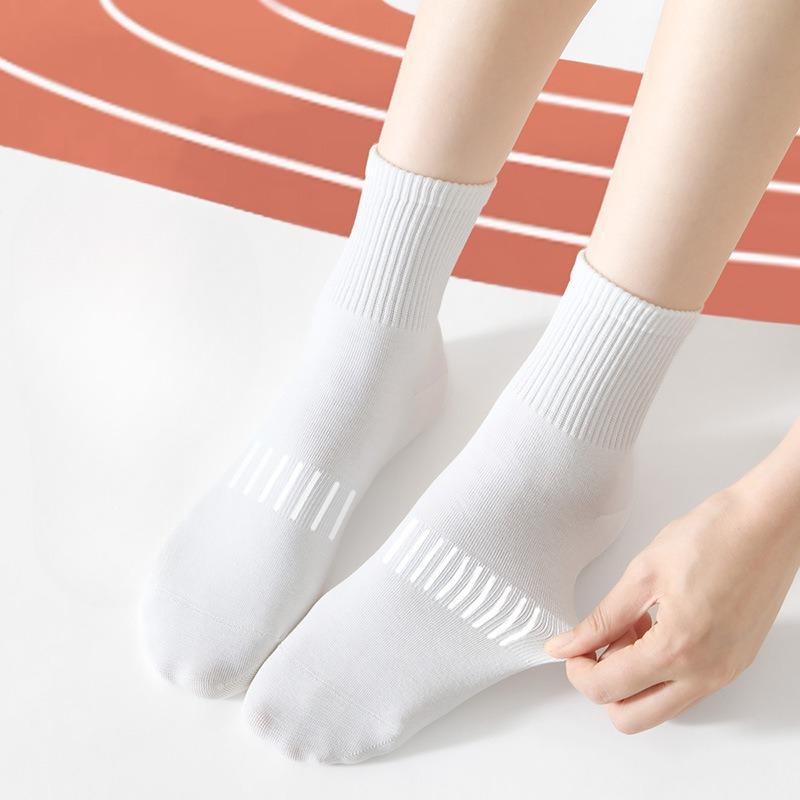 Women's Summer Thin Cotton Sweat Absorbing Breathable Sports Socks