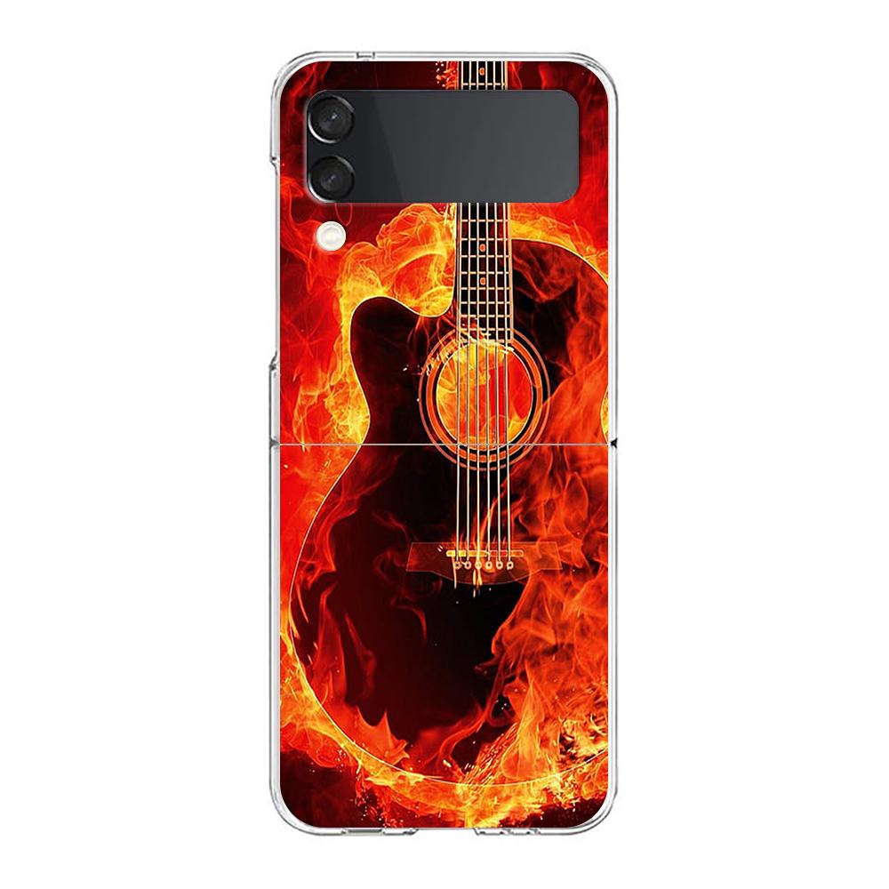 

Guitar Strings Music Guitares Instrument Phone Case For Samsung Galaxy Z Flip 3 4 5 Hard Folding PC For Samsung Z Flip 6 Cover Samsung Z Flip 6