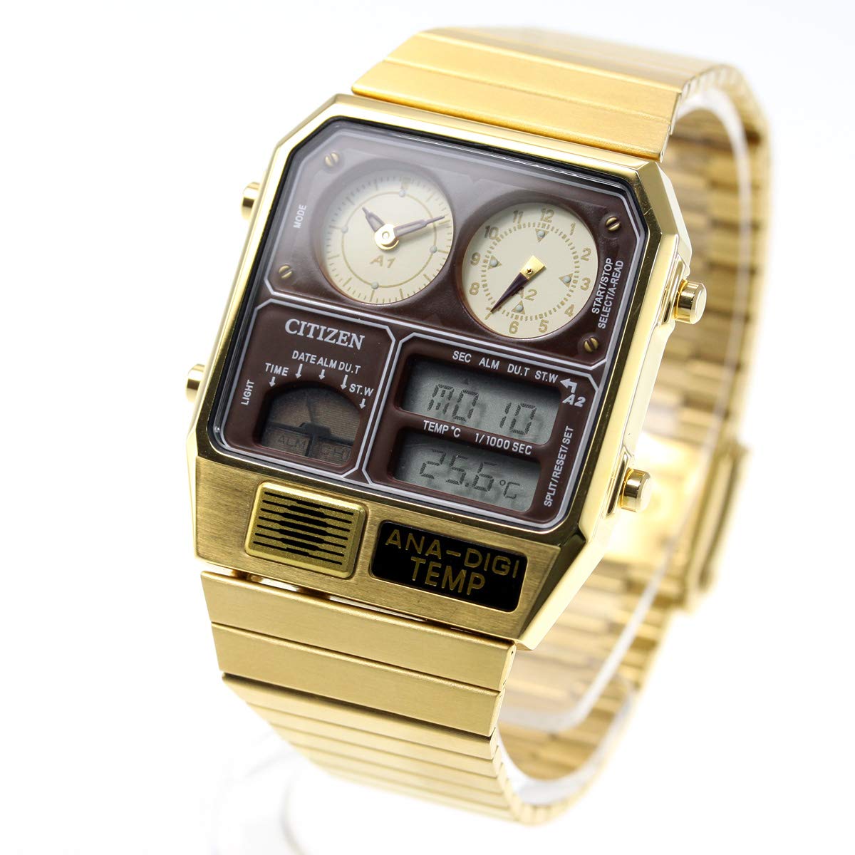 

CITIZEN TEMP Reissue Model ANA-DIGI Watch, Gold, JG2103-72X