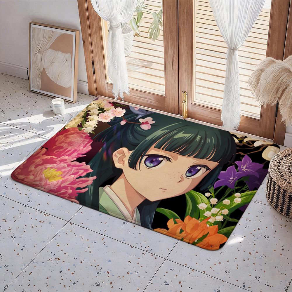 

The A Apothecary Anime Floor Mat Eco Flannel Doormat Non Slip Odorless Indoor Floor Rug Soft Short Plush Home Mat 50x80cm
