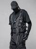 Gilet tattico funzionale impermeabile da esterno con tasche cargo da uomo e donna, stile techwear, senza maniche