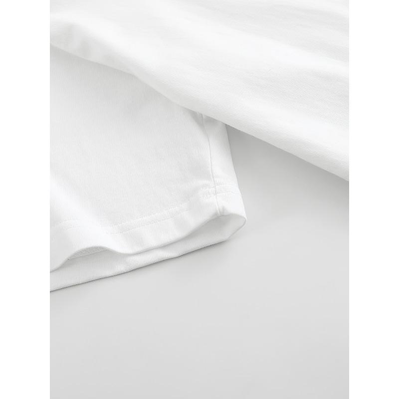 Europäische Größen Stylisches Damen Rundhals Reines T-Shirt mit Nebel-, Rosen- und Schmetterlingsdruck. Einfaches Design, Bequem Und Atmungsaktiv