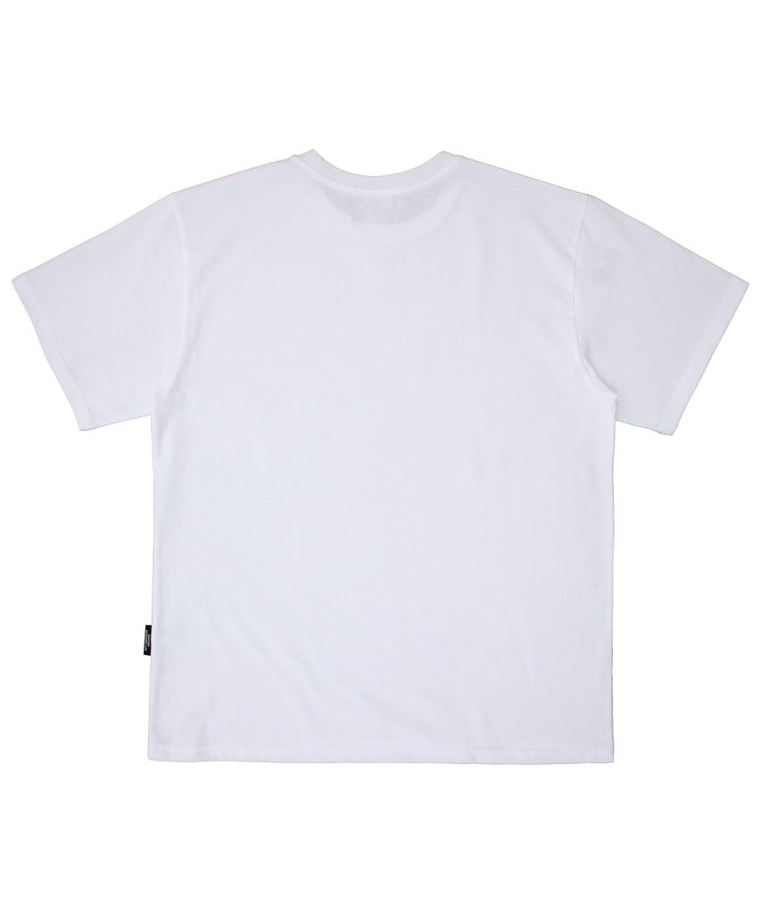 Bipitudiseuodeo Two Big Symbol Logo Tee White