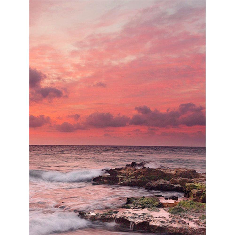 5d Diamond Painting Landscape Sunset Diamond Embroidery Seaside Pictures Of Rhinestones Mosaic Cross Stitch Decortion