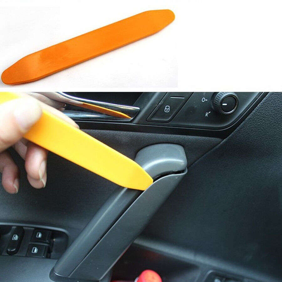 4pcs/set Car Audio Installation Tool Kit - Plastic Pry Lever & Wire Routing Tools for Dash Cam and Stereo Installation