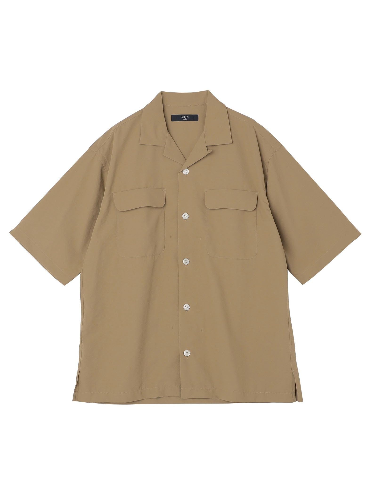 

Ships Colors Men s Machine Washable Double Pocket Safari Shirt, Beige, Size L, 211570027